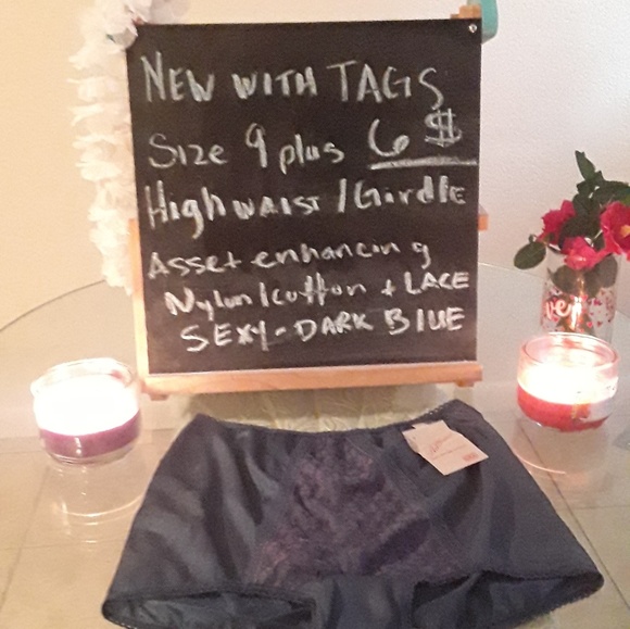 NWOT size 9 high wasted/girdle lace/nylon - Picture 5 of 8